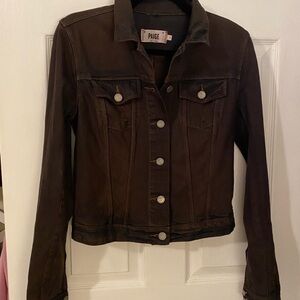 PAIGE Women's Chocolate Jean Jacket